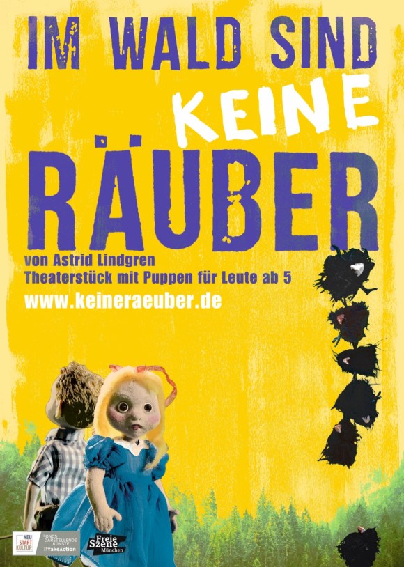 Im Wald sind keine Räuber, Plakat